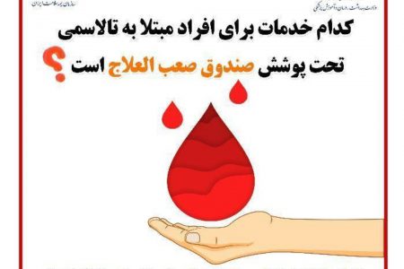 ارائه خدمات درمانی به 265 بیمار تالاسمی در استان کهگیلویه وبویراحمد